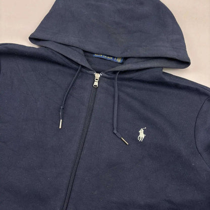 Blue Ralph Lauren Zip Vest - L - Very Good - Revaleur