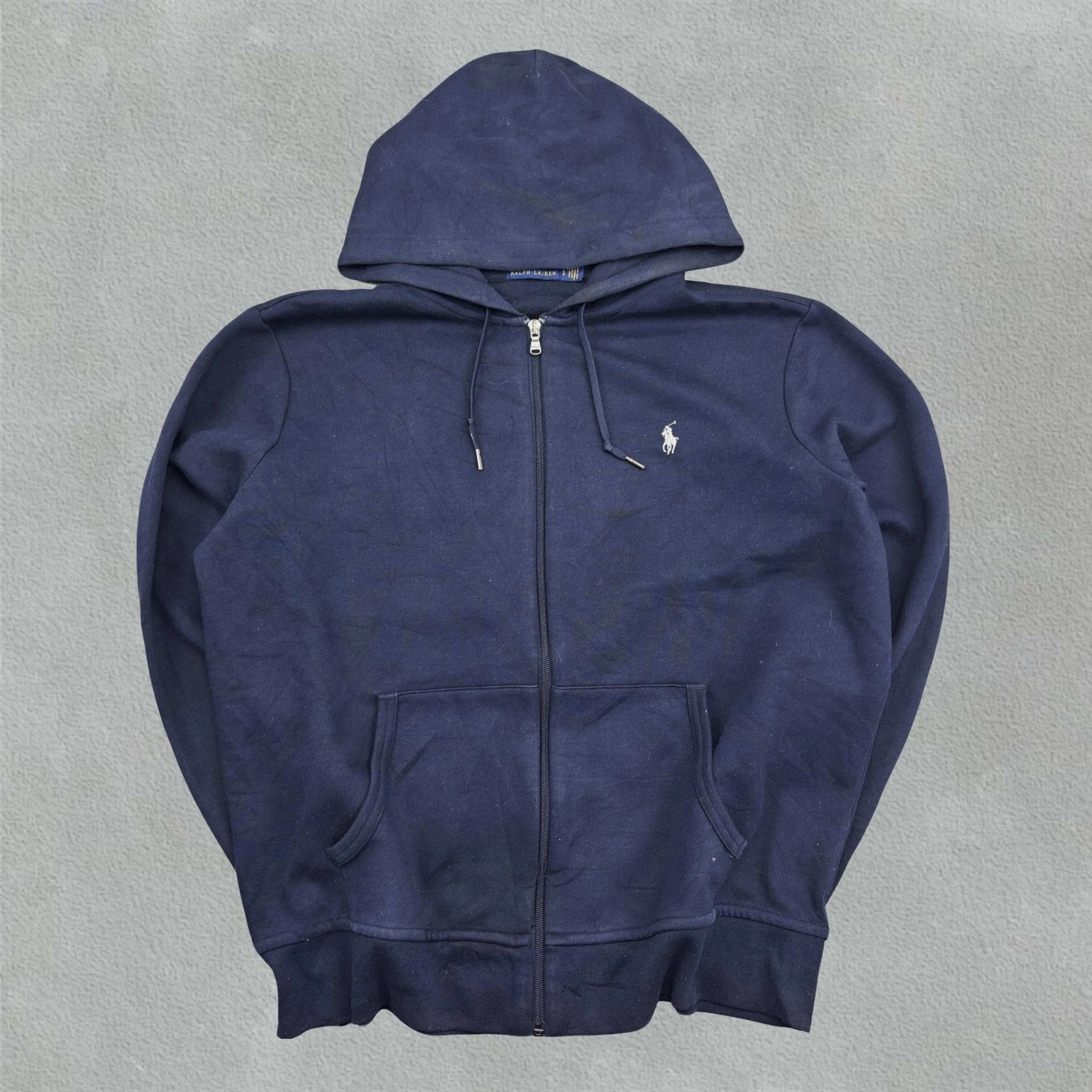 Blue Ralph Lauren Zip Vest - L - Very Good - Revaleur