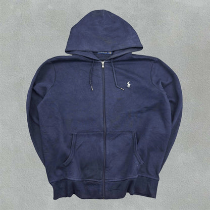 Blue Ralph Lauren Zip Vest - L - Very Good - Revaleur