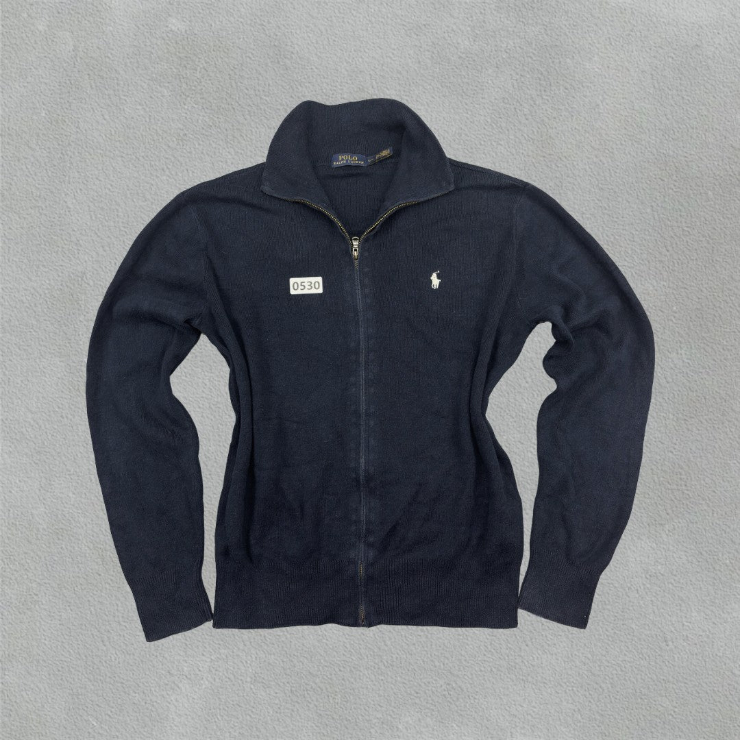 Blue Ralph Lauren Zip Vest - L - Very Good - Revaleur