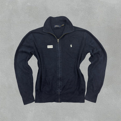 Blue Ralph Lauren Zip Vest - L - Very Good - Revaleur