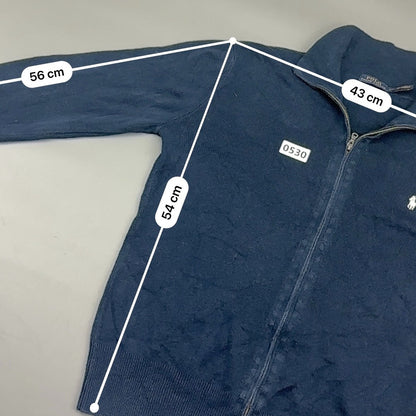 Blue Ralph Lauren Zip Vest - L - Very Good - Revaleur