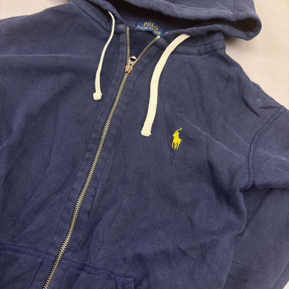 Blue Ralph Lauren Zip Vest - M - Very Good - Revaleur