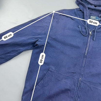 Blue Ralph Lauren Zip Vest - Men L - Good - Revaleur