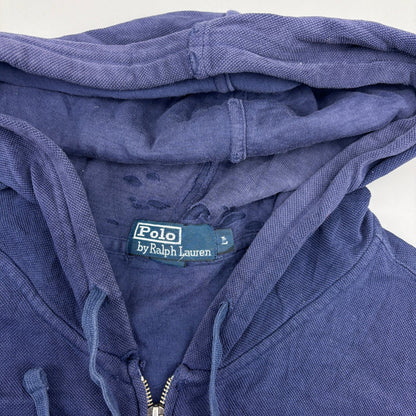 Blue Ralph Lauren Zip Vest - Men L - Good - Revaleur