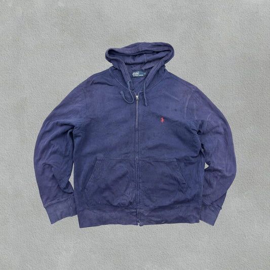 Blue Ralph Lauren Zip Vest - Men L - Good - Revaleur