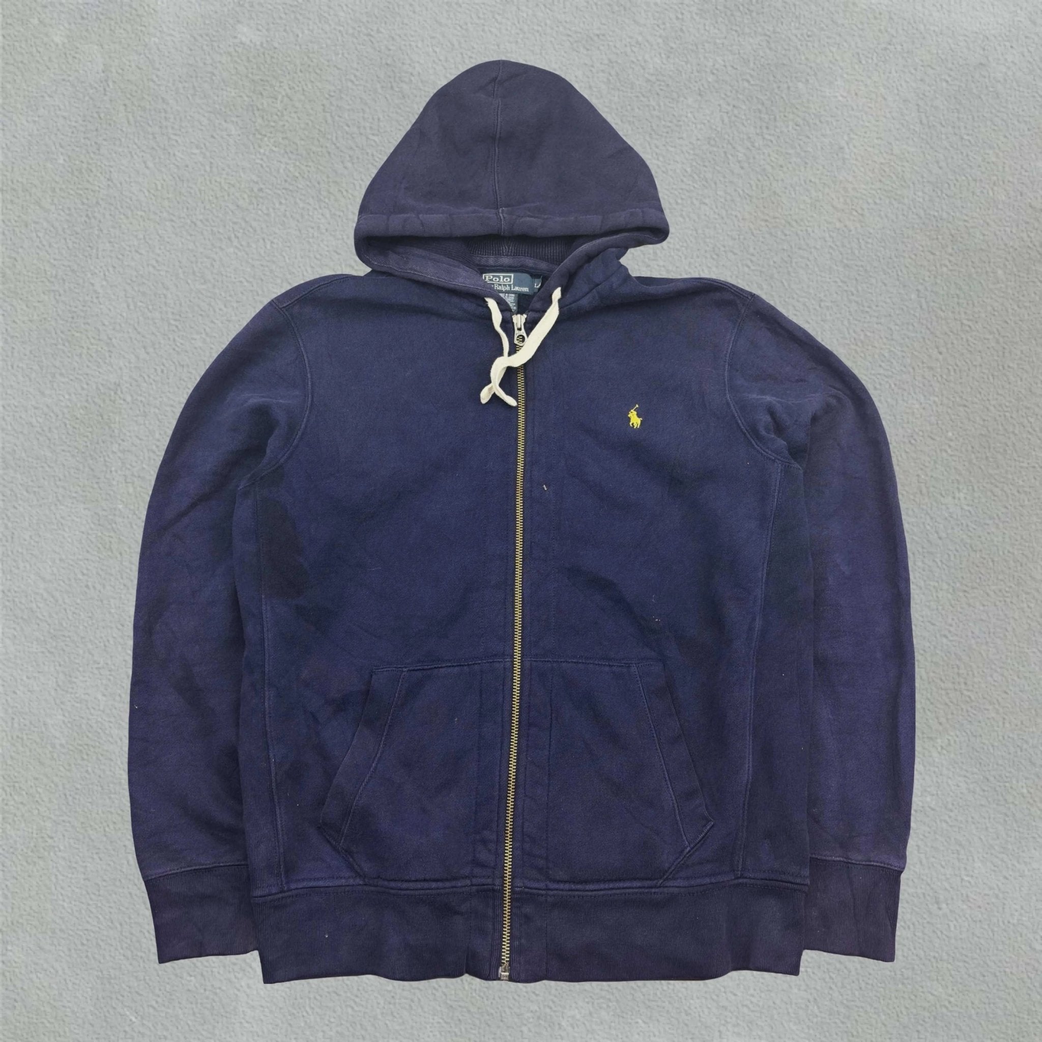 Blue Ralph Lauren Zip Vest - Men L - Very Good - Revaleur