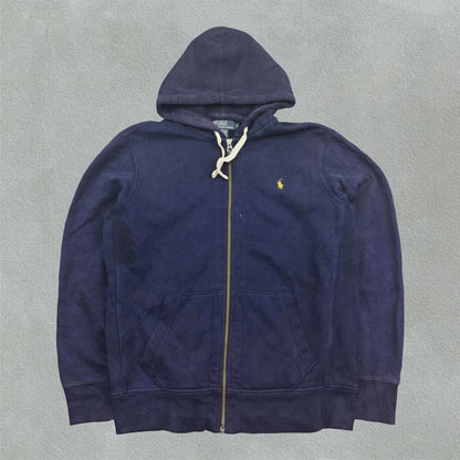 Blue Ralph Lauren Zip Vest - Men L - Very Good - Revaleur