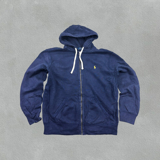 Blue Ralph Lauren Zip Vest - Men L - Very Good - Revaleur