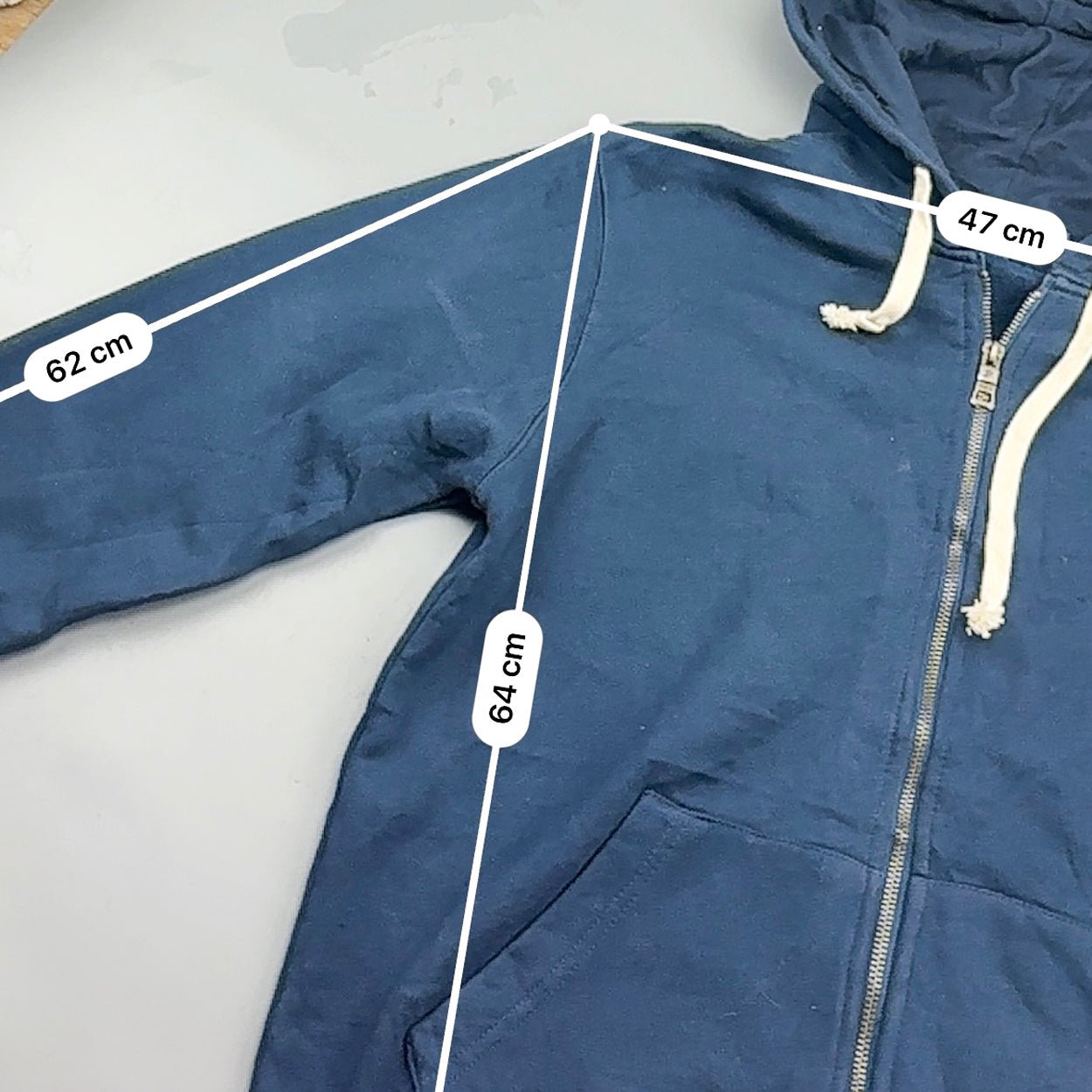 Blue Ralph Lauren Zip Vest - Men L - Very Good - Revaleur