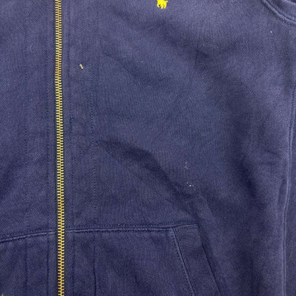 Blue Ralph Lauren Zip Vest - Men L - Very Good - Revaleur