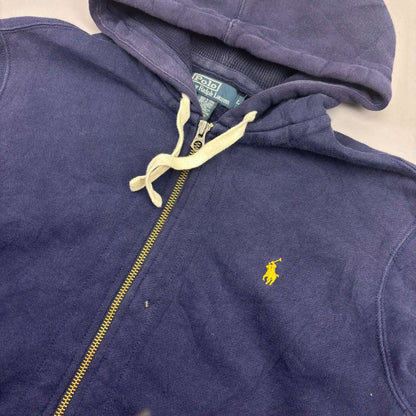 Blue Ralph Lauren Zip Vest - Men L - Very Good - Revaleur