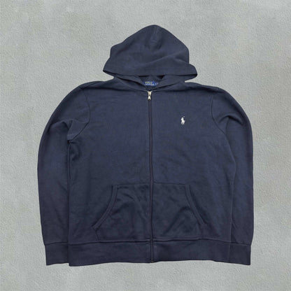 Blue Ralph Lauren Zip Vest - Men L - Very Good - Revaleur