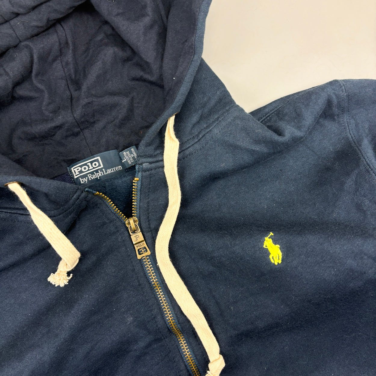 Blue Ralph Lauren Zip Vest - Men L - Very Good - Revaleur