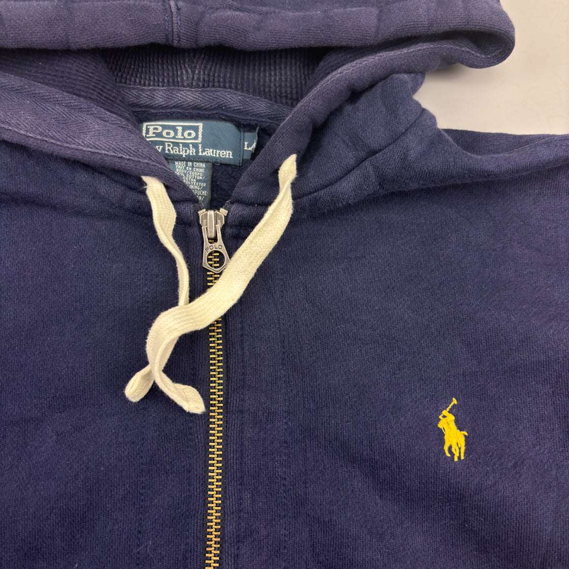 Blue Ralph Lauren Zip Vest - Men L - Very Good - Revaleur