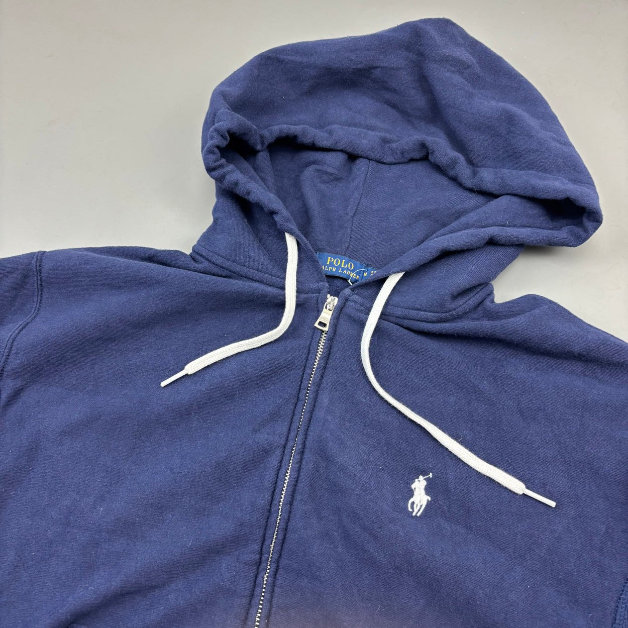 Blue Ralph Lauren Zip Vest - Men M - Very Good - Revaleur