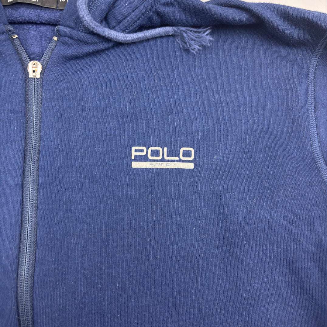 Blue Ralph Lauren Zip Vest - Men M - Very Good - Revaleur