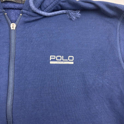 Blue Ralph Lauren Zip Vest - Men M - Very Good - Revaleur