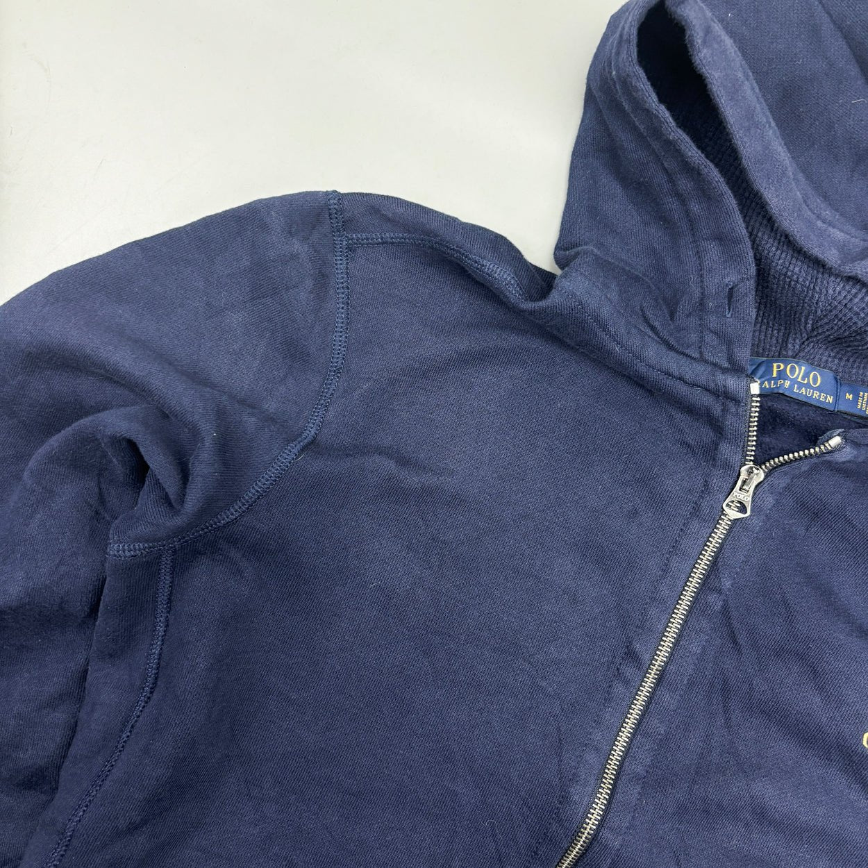 Blue Ralph Lauren Zip Vest - Men M - Very Good - Revaleur