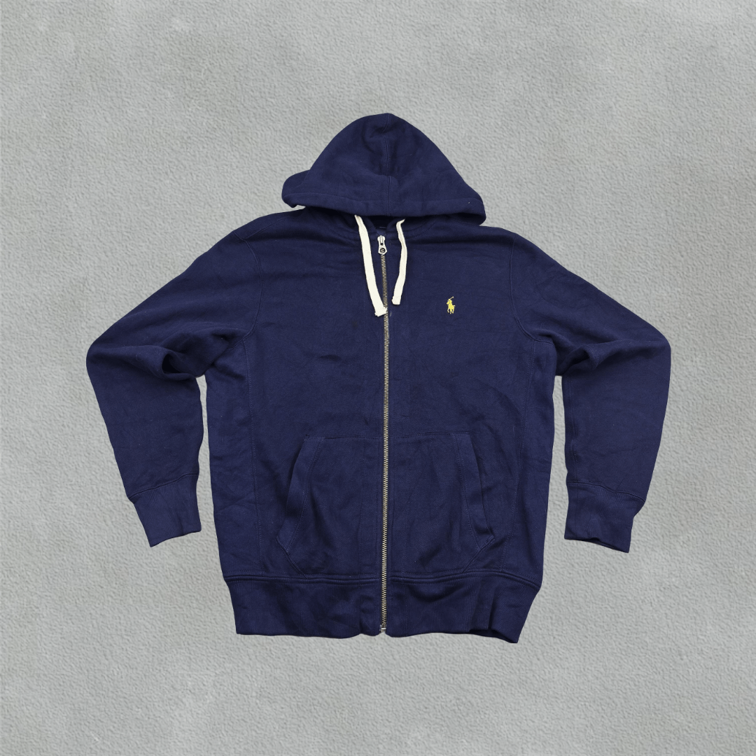 Blue Ralph Lauren Zip Vest - Men M - Very Good - Revaleur