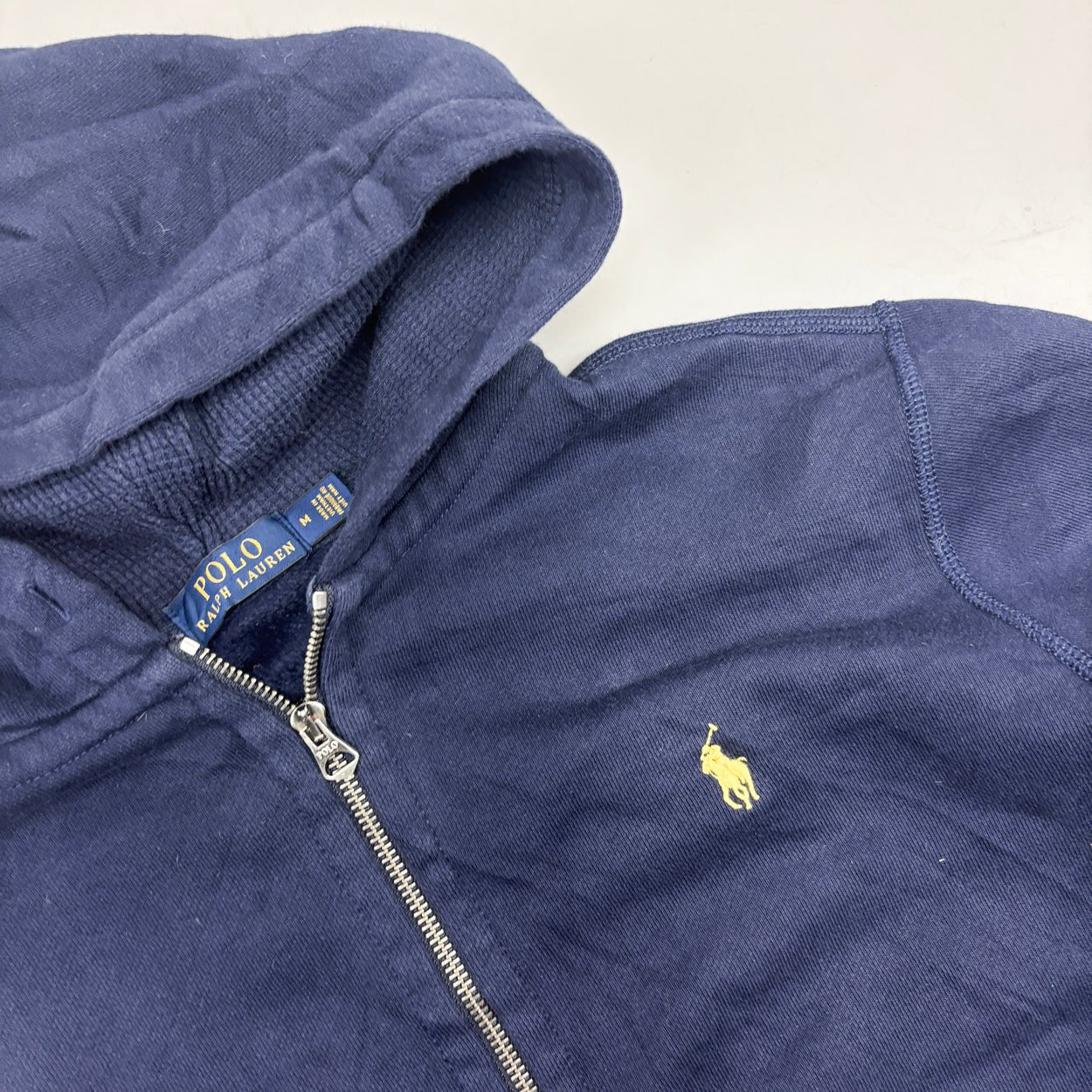 Blue Ralph Lauren Zip Vest - Men M - Very Good - Revaleur