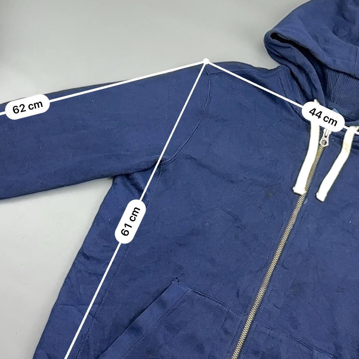 Blue Ralph Lauren Zip Vest - Men M - Very Good - Revaleur