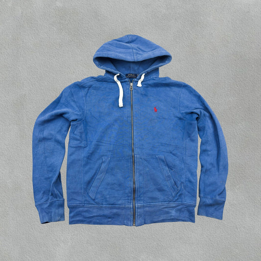 Blue Ralph Lauren Zip Vest - Men M - Very Good - Revaleur