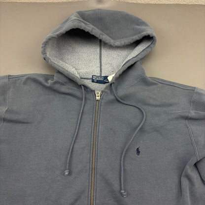 Blue Ralph Lauren Zip Vest - Men XL - Very Good - Revaleur