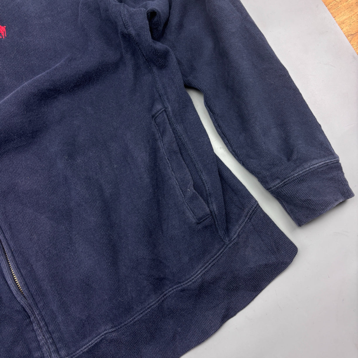 Blue Ralph Lauren Zip Vest - Men XL - Very Good - Revaleur