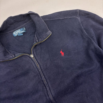 Blue Ralph Lauren Zip Vest - Men XL - Very Good - Revaleur