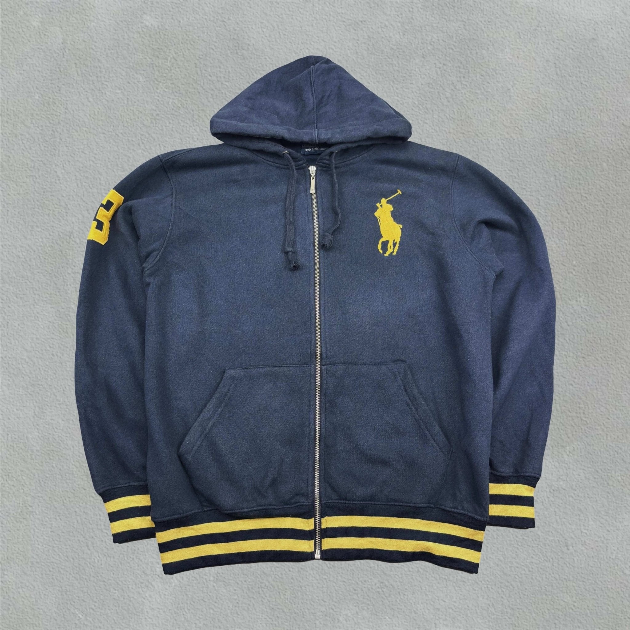 Blue Ralph Lauren Zip Vest - Men XL - Very Good - Revaleur