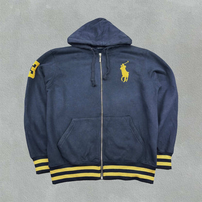 Blue Ralph Lauren Zip Vest - Men XL - Very Good - Revaleur