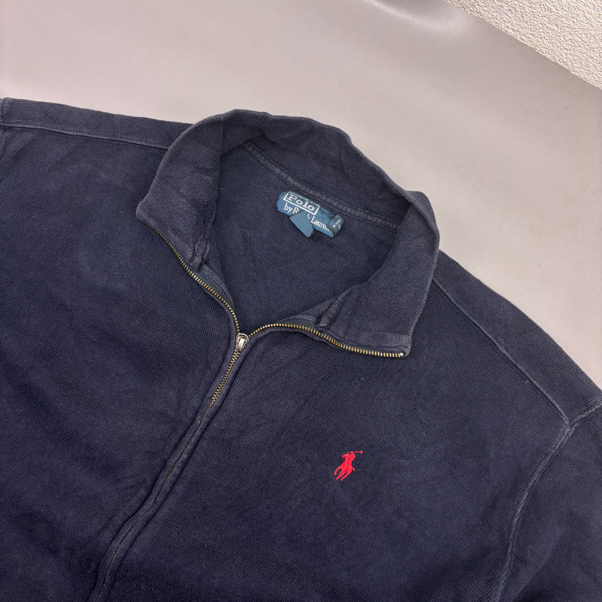 Blue Ralph Lauren Zip Vest - Men XL - Very Good - Revaleur