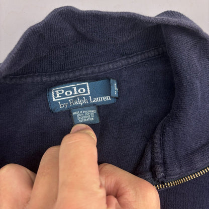 Blue Ralph Lauren Zip Vest - Men XL - Very Good - Revaleur