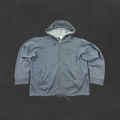 Blue Ralph Lauren Zip Vest - Men XL - Very Good - Revaleur