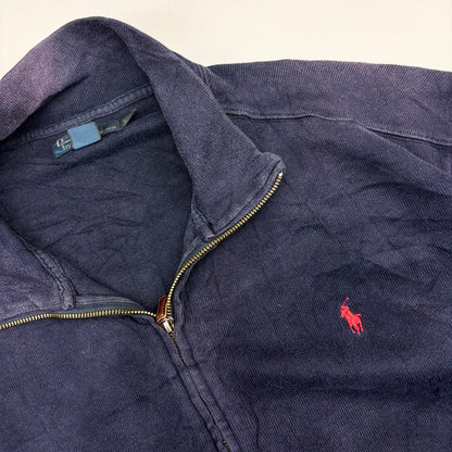 Blue Ralph Lauren Zip Vest - Men XXL - Good - Revaleur