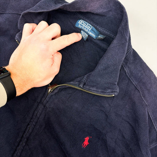 Blue Ralph Lauren Zip Vest - Men XXL - Good - Revaleur