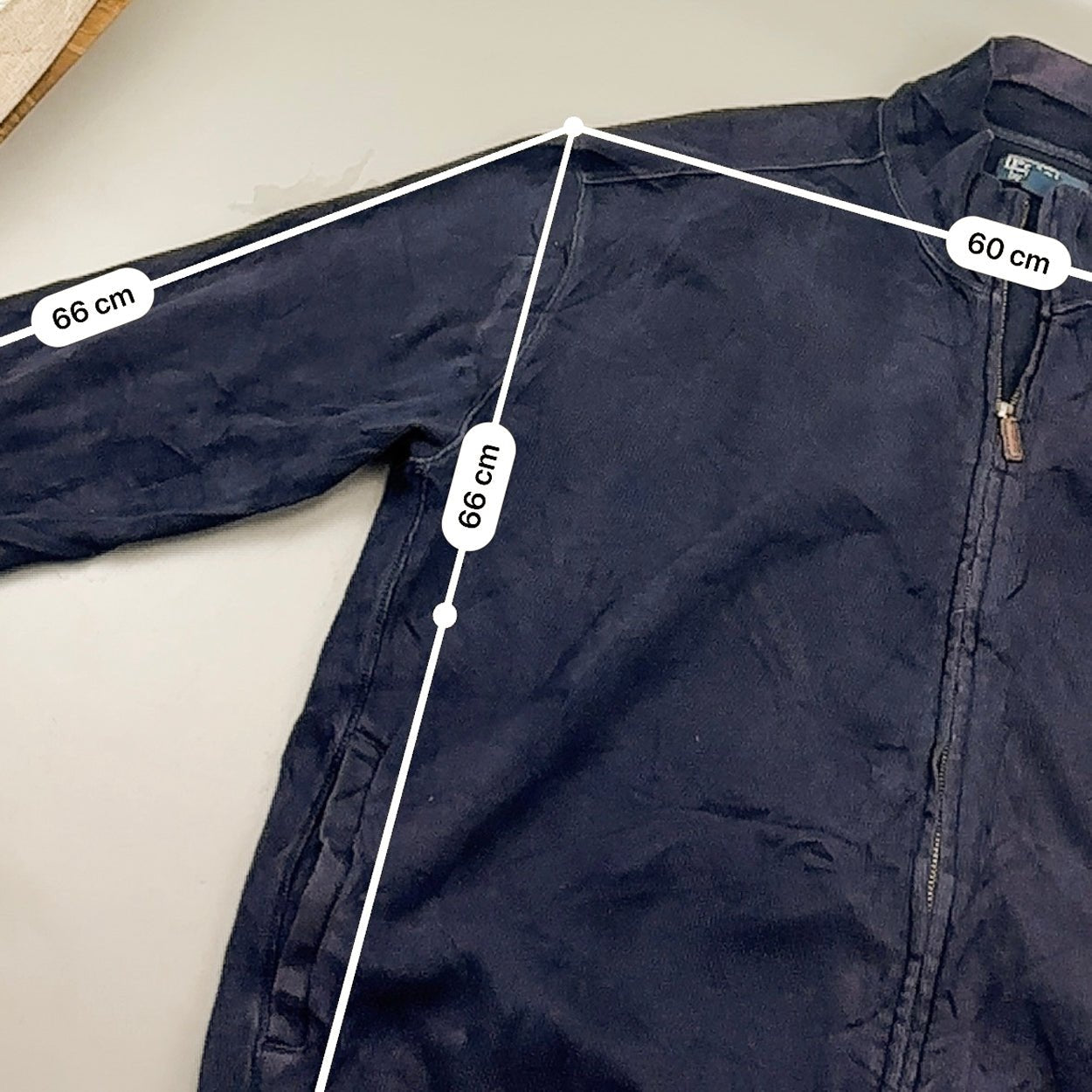Blue Ralph Lauren Zip Vest - Men XXL - Good - Revaleur
