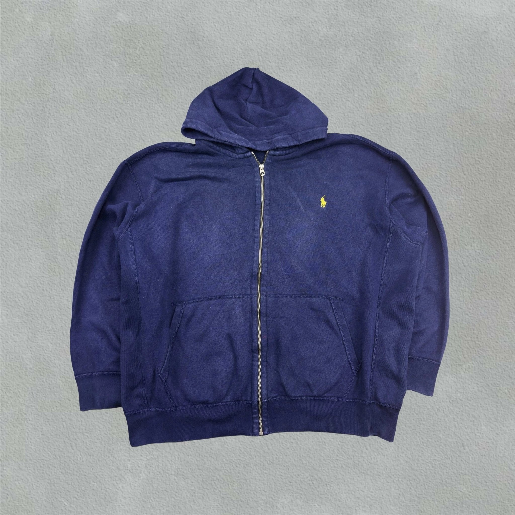 Blue Ralph Lauren Zip Vest - Men XXL - Very Good - Revaleur