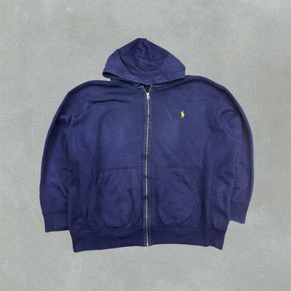 Blue Ralph Lauren Zip Vest - Men XXL - Very Good - Revaleur