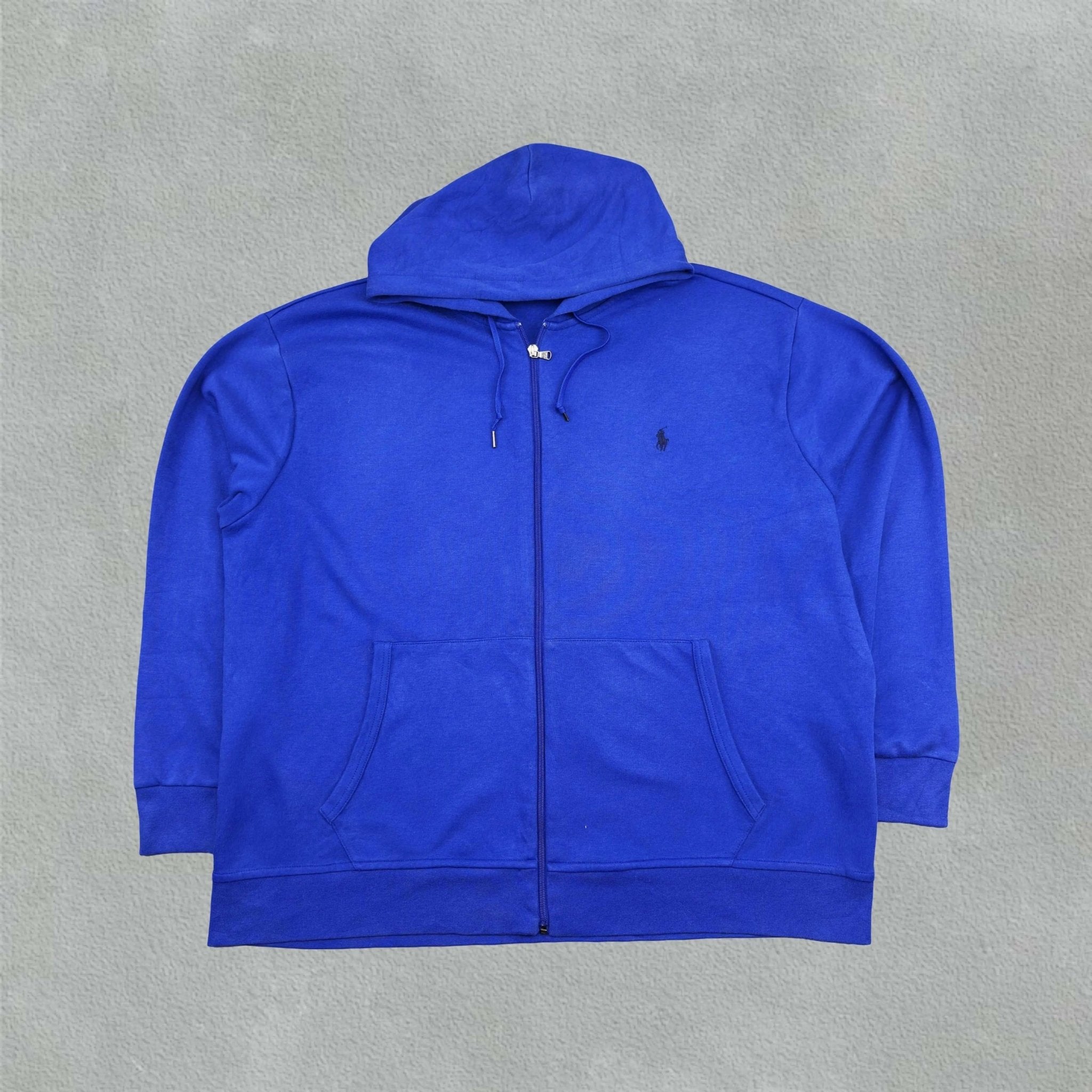 Blue Ralph Lauren Zip Vest - Men XXL - Very Good - Revaleur