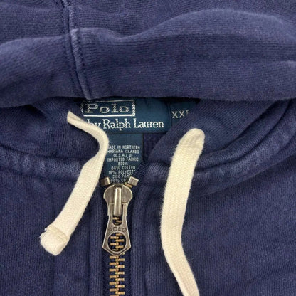 Blue Ralph Lauren Zip Vest - Men XXL - Very Good - Revaleur