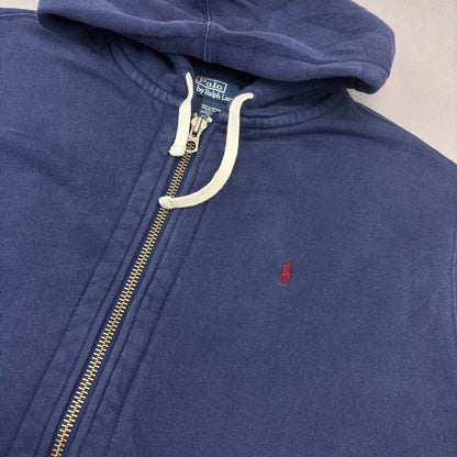 Blue Ralph Lauren Zip Vest - Men XXL - Very Good - Revaleur