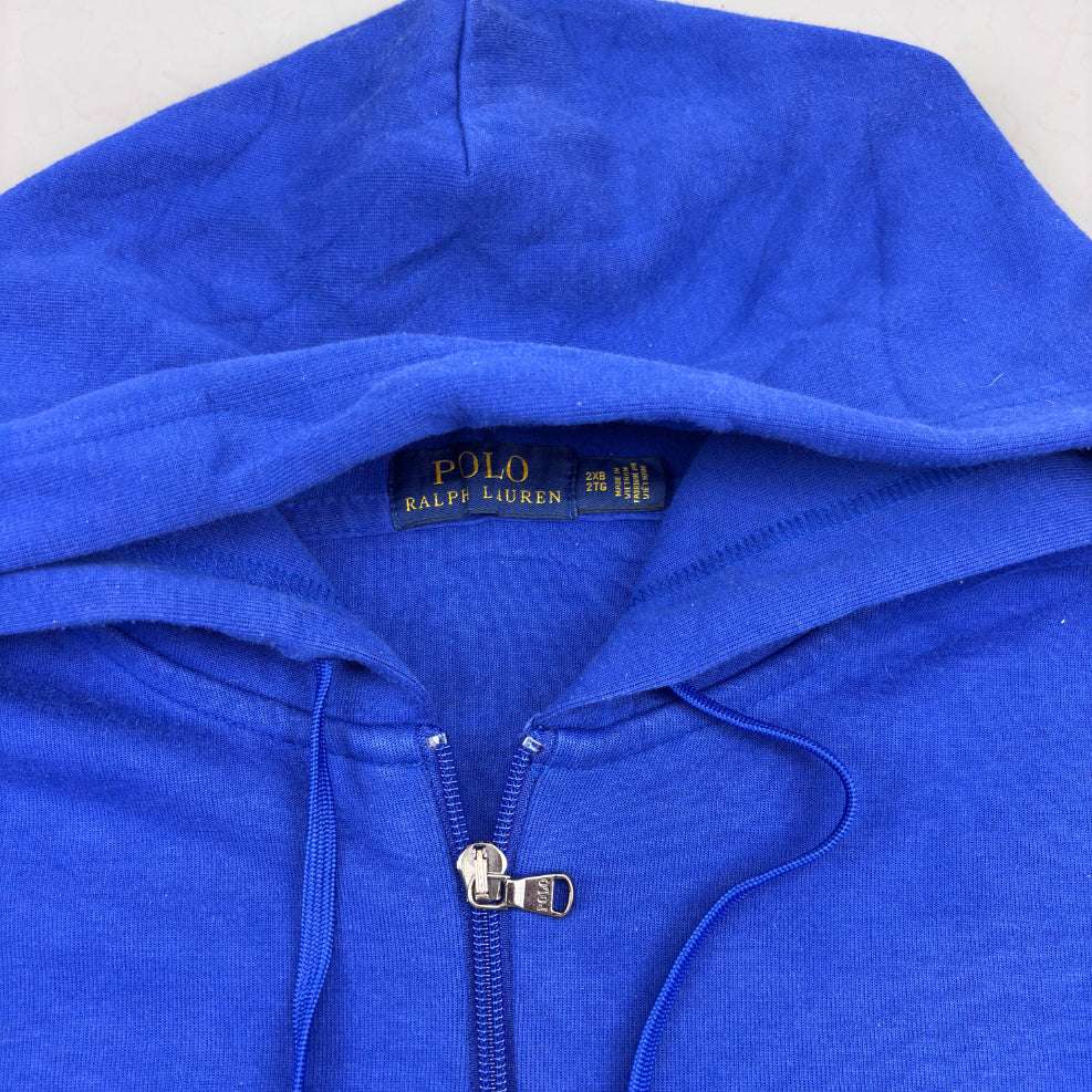 Blue Ralph Lauren Zip Vest - Men XXL - Very Good - Revaleur