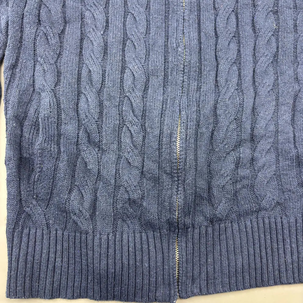 Blue Ralph Lauren Zip Vest - XL - Very Good - Revaleur