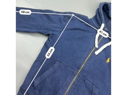 Blue Ralph Lauren Zip Vest - XS - Very Good - Revaleur