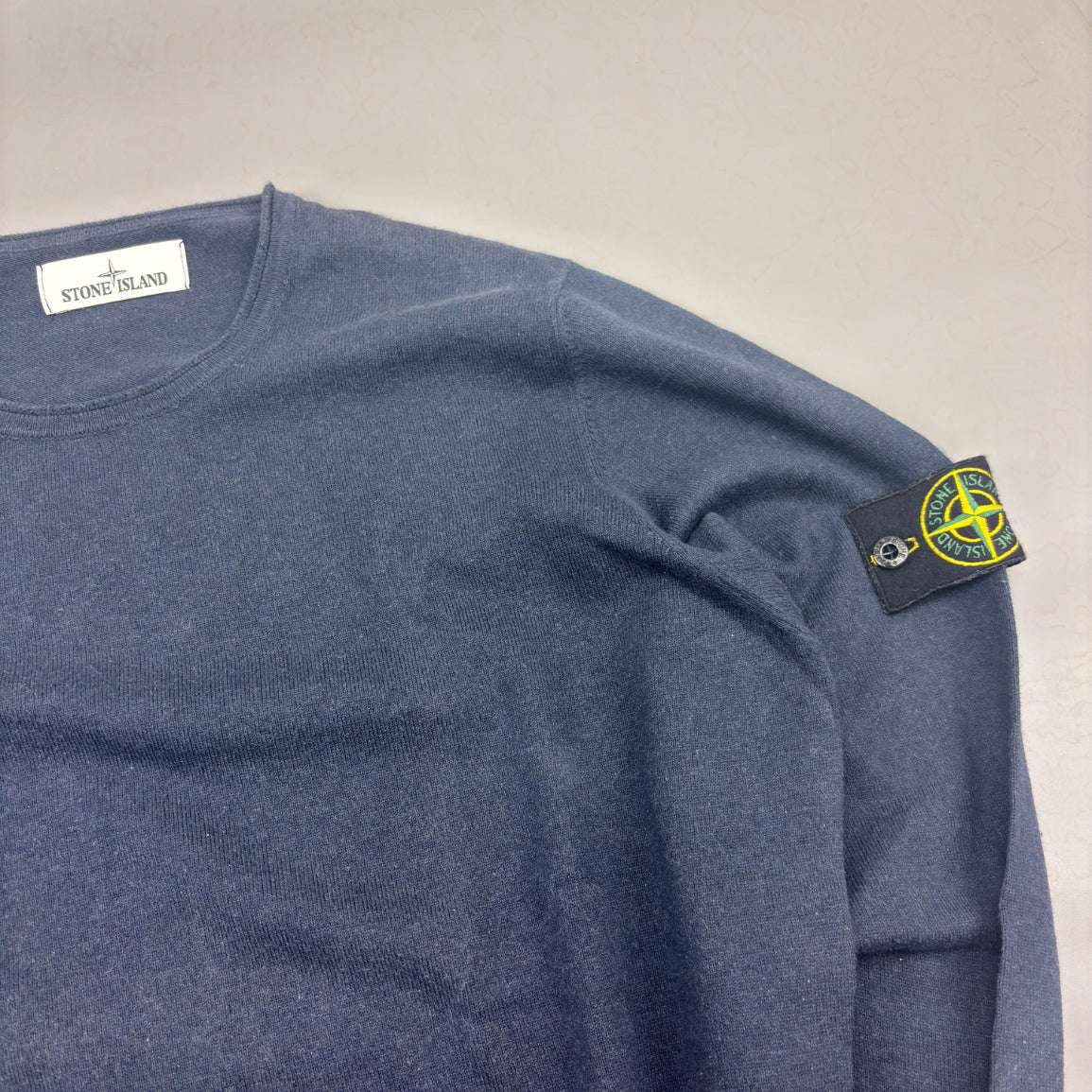 Blue Stone Island Jumper - L - New - Revaleur