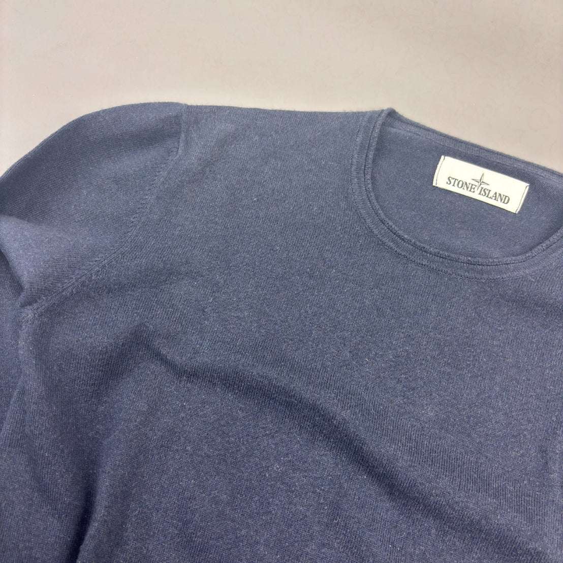 Blue Stone Island Jumper - L - New - Revaleur