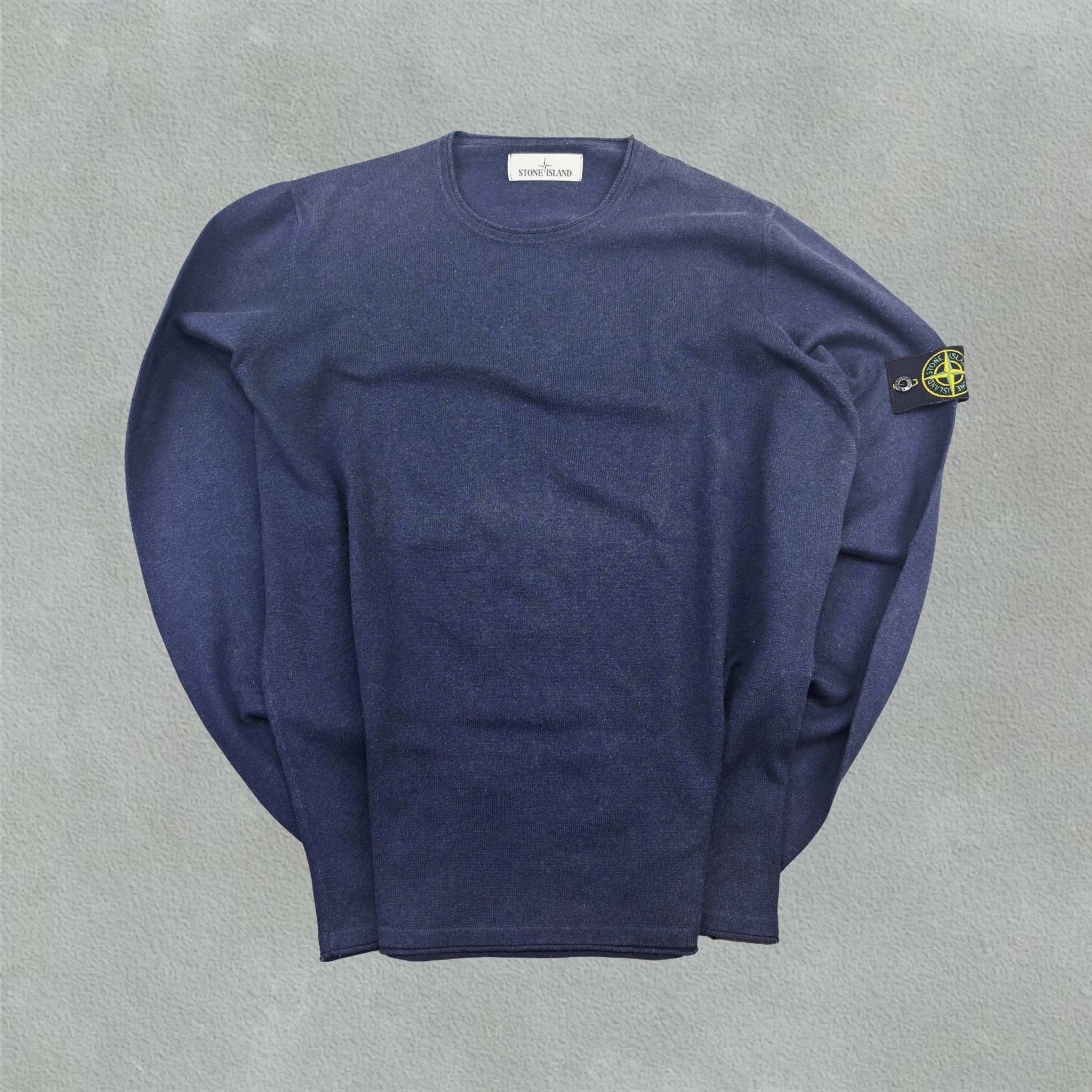 Blue Stone Island Jumper - L - New - Revaleur