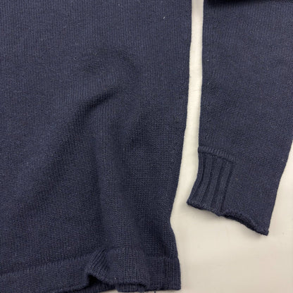 Blue Stone Island Knitted Sweater - Men S - Very Good - Revaleur